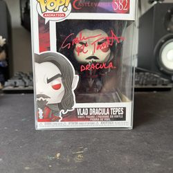 Castlevania Dracula Signed Funko Pop
