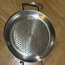 princess house sarten acero inoxidable  para azador de gas o carbon 