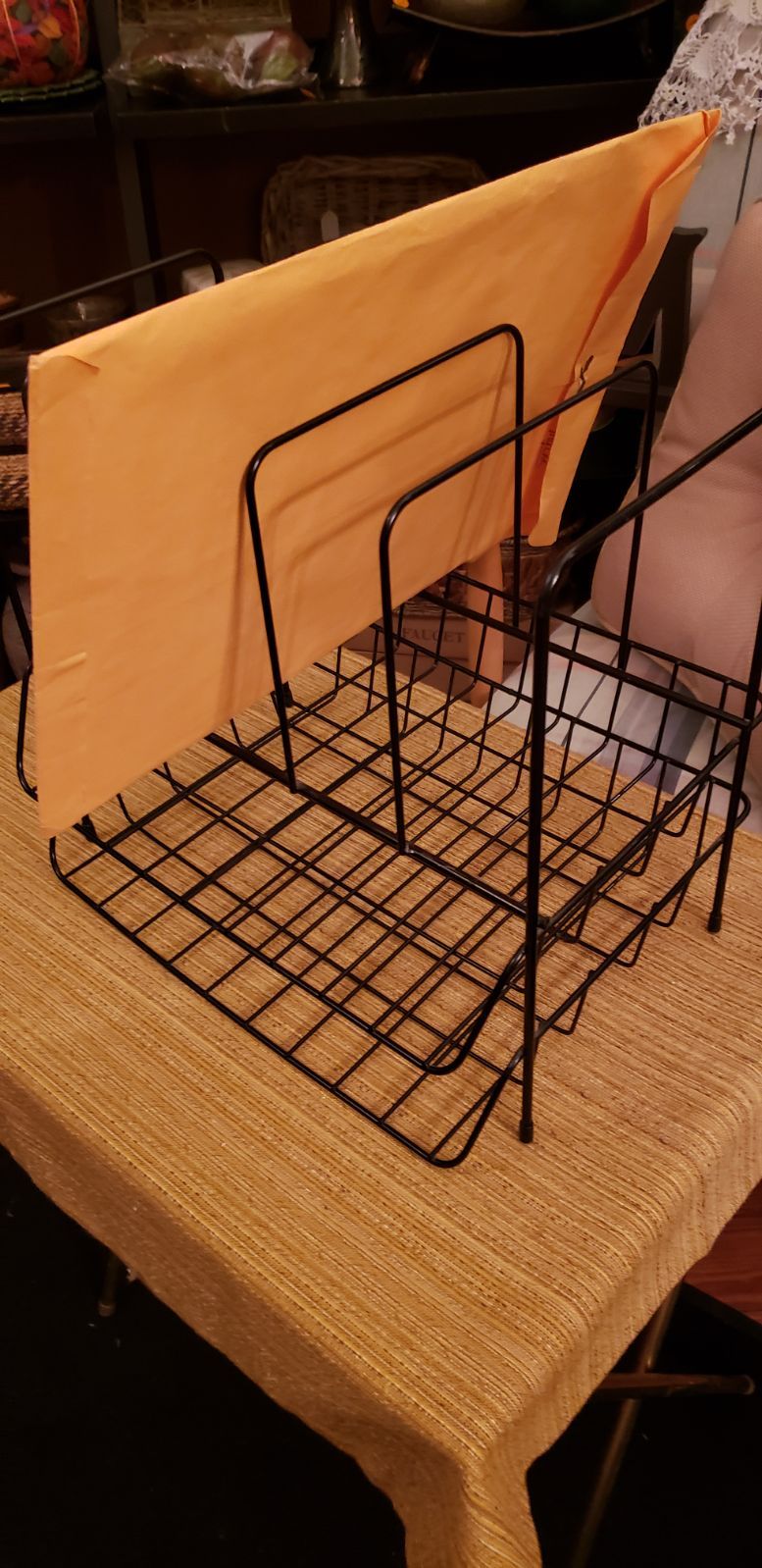 12t 14w 10d file holder with bins. Great to stay organized