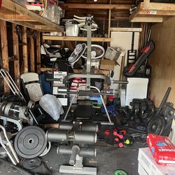 Powertec bench press with lat pull down (no weights)