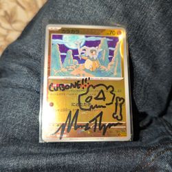 Signed Pokemon Card 