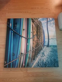 Surf board Canvas Picture ...2ftx2ft..Brand New!