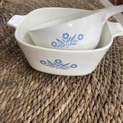 Vintage Corning Ware Blue Cornflower