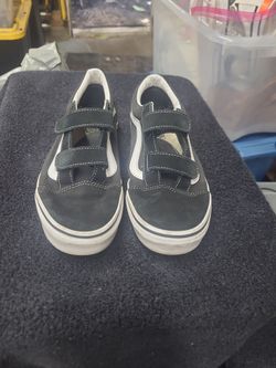 Old school vans velcro  size 7