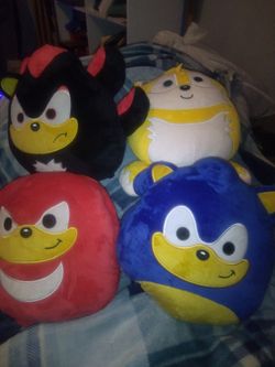 sonic,shadow,tails n knuccles toys