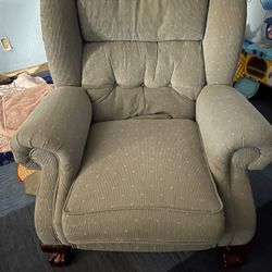 Light blue recliner $80 obo