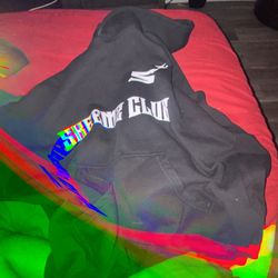 black skeemz club hoodie and blacki 2025 Nike tech