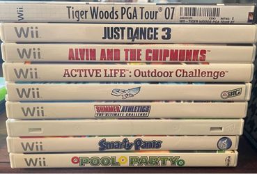Nintendo Wii Games Bundle – Lot of 9