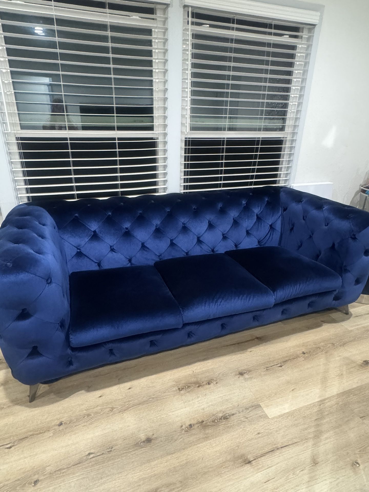 Velvet Tufted Couch