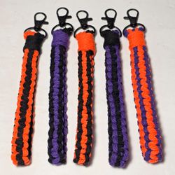 Halloween Handmade Macrame Wristlet Keychains $8 EACH