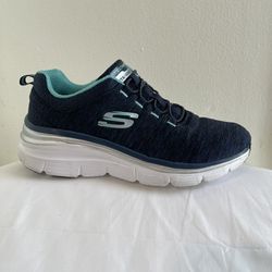 Skechers Womens Fashion Fit Up A Level 12716 Blue Running