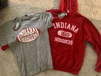 Indiana Hoosiers Tee and Hoodie - Adult
