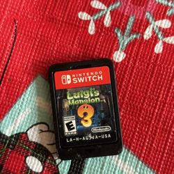 Luigi Mansions 3 Switch No Case 
