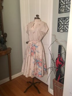 Vintage Floral Dress