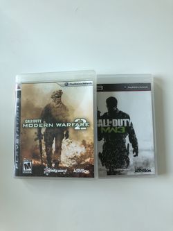 Call of Duty Modern warfare 2 & 3 ps3