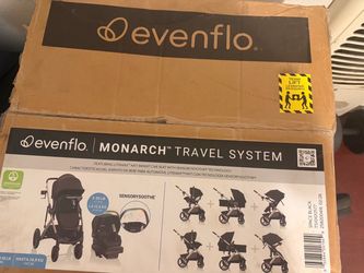 Car seat evenflo set