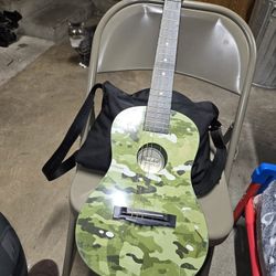 Lil Kids FIRST Act First Guitar Really Nice For Kid That Wants To Learn How To Play Guitar NO Flaws SEE ALL Pics