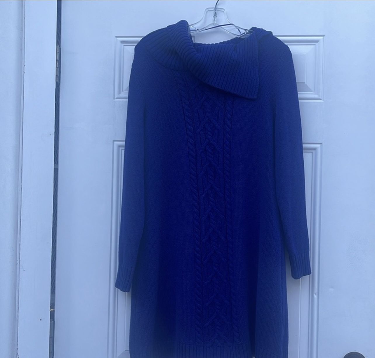 Blue Sweater Dress