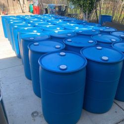 55 Gallon Plastic Drums Super Clean  Food Grade 