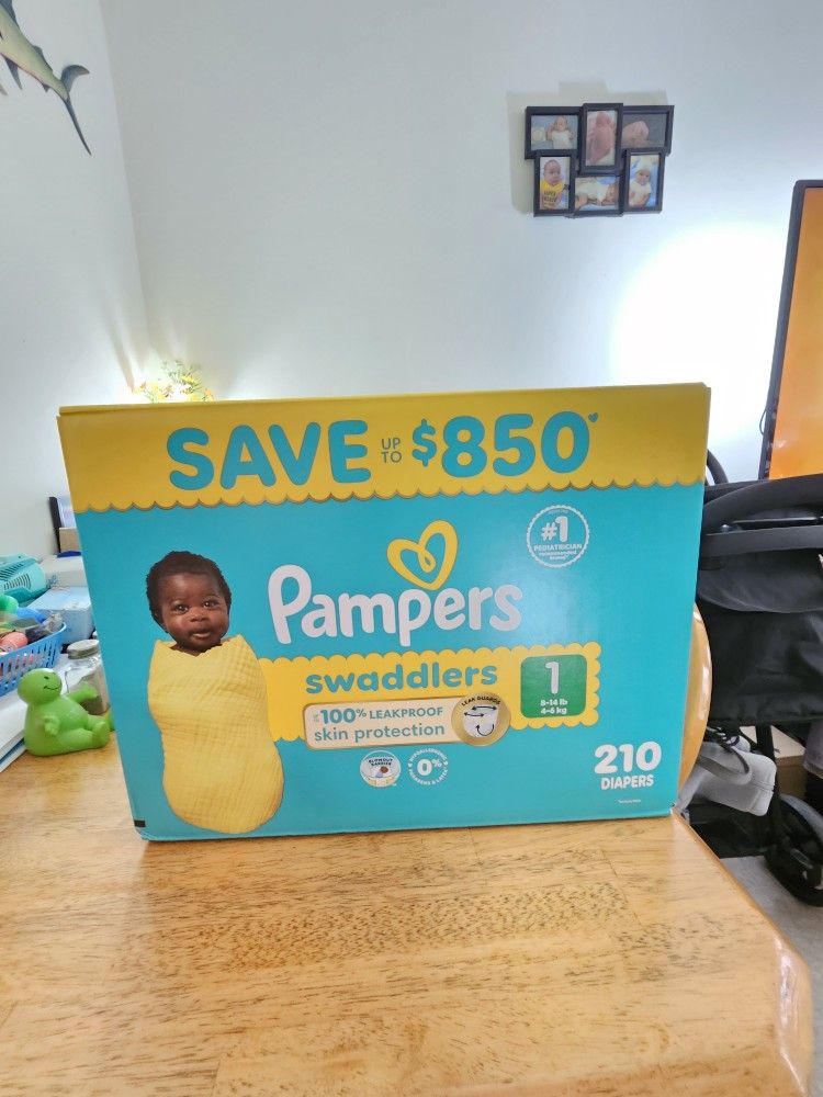 Pampers Size 1 210 NIB