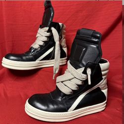 Rick Owens geobasket jumbo lace size 43