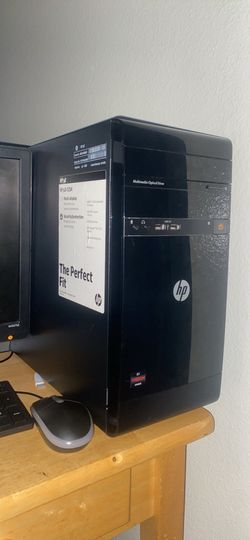 HP computer and monitor