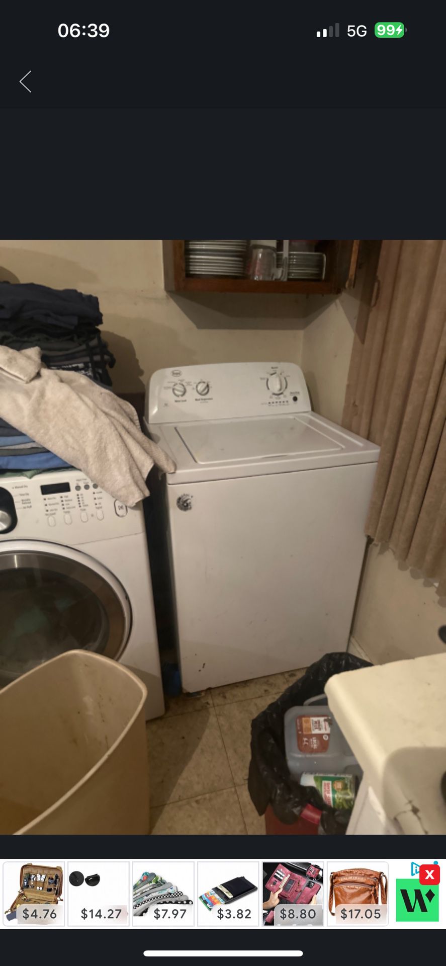 ROPER 16 Cubic In Top Load Washer