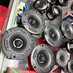 DS18 Super Tweeters available! Brand new DS18 tweeters for louder and clearer highs. Black and chrome available.$80 each pair. Located in Ceres, CA.