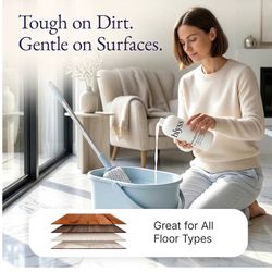 Blyss Mop Soap Floor Cleaner – Sunwashed Linen Scent 16 oz