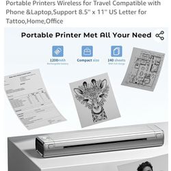 Portable (Handheld) Thermal Printer