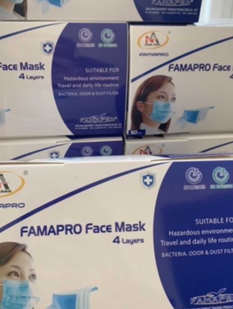 Disposable face mask 4ply