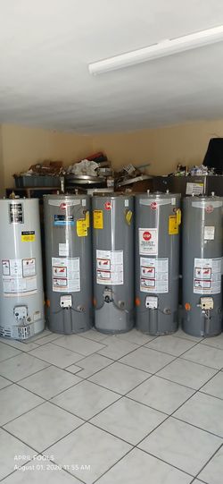 Water Heaters Boilers  30 gallons  40 gallons  and 50 gallons