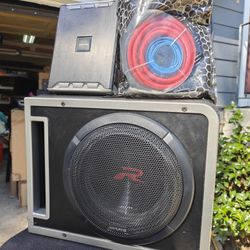 Alpine Type R 10 Halo Series With Alpine Amp