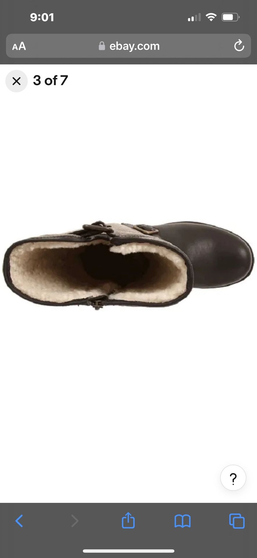 Ugg Australia Women's Chancery Sheepskin Boot Size