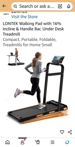 LONTEK Walking Pad Treadmill –