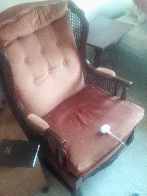 Compty Chair And Coffe Machine