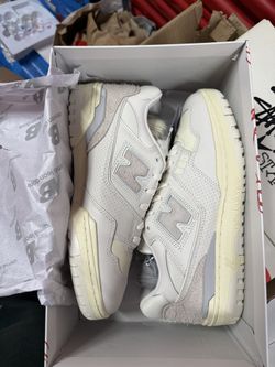 Aime Leon Dore X New Balance White Suede 550 Size 9.5