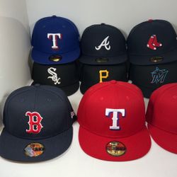 New Era Fitted Hats 🧢 42$ Each Mlb 