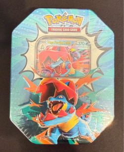 Pokemon TCG Mega Feraligatr  Ascended Heroes  Ex Tin