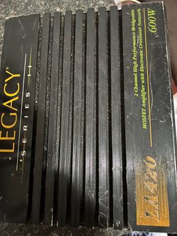 Legacy Series II 600 Watt 2 Channel MOSFET Amp