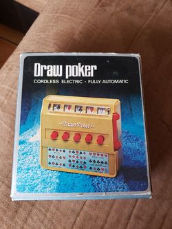 Draw poker game