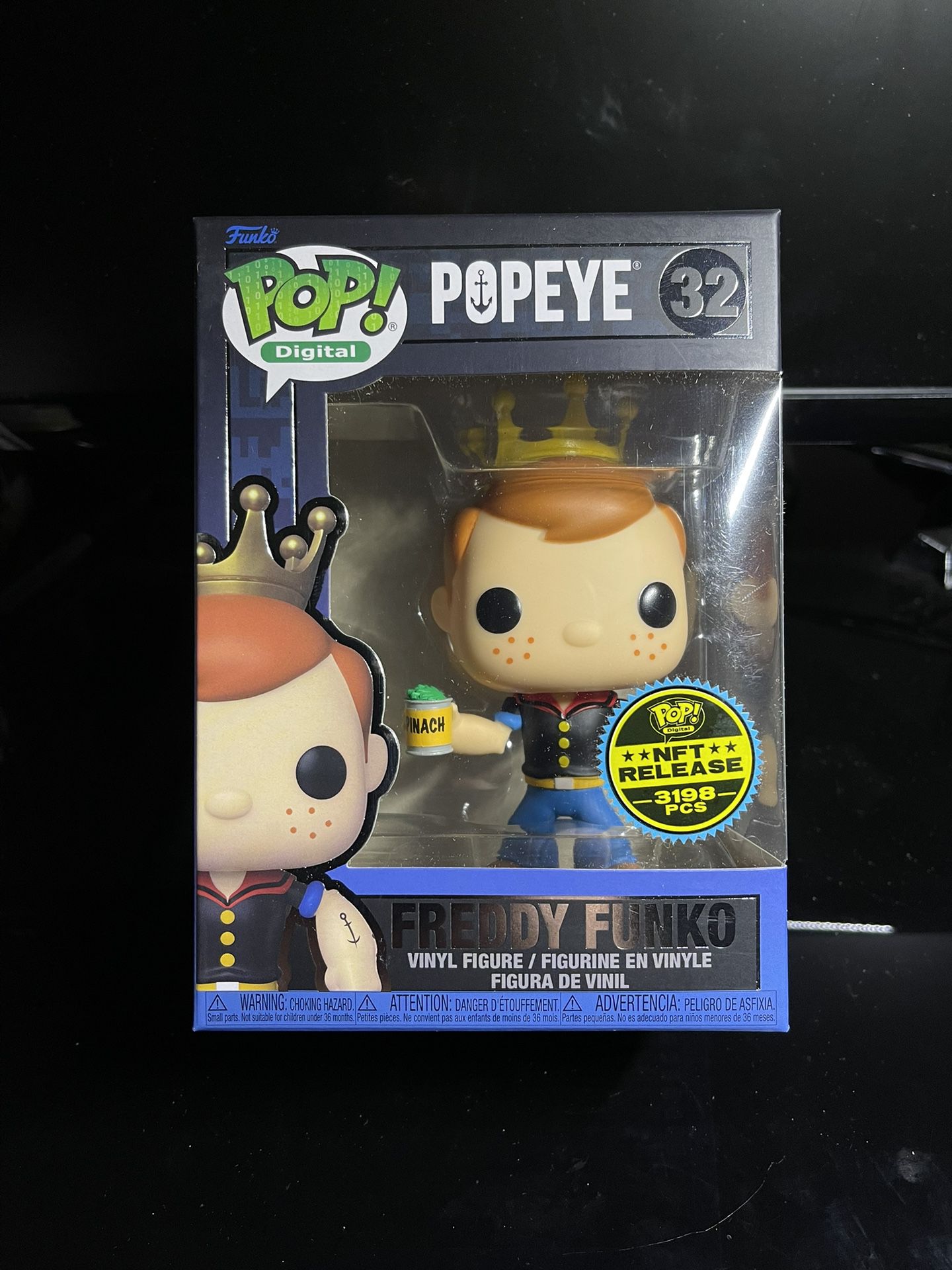 Funko Pop Freddy As Popeye Royalty NFT 3198 PCS