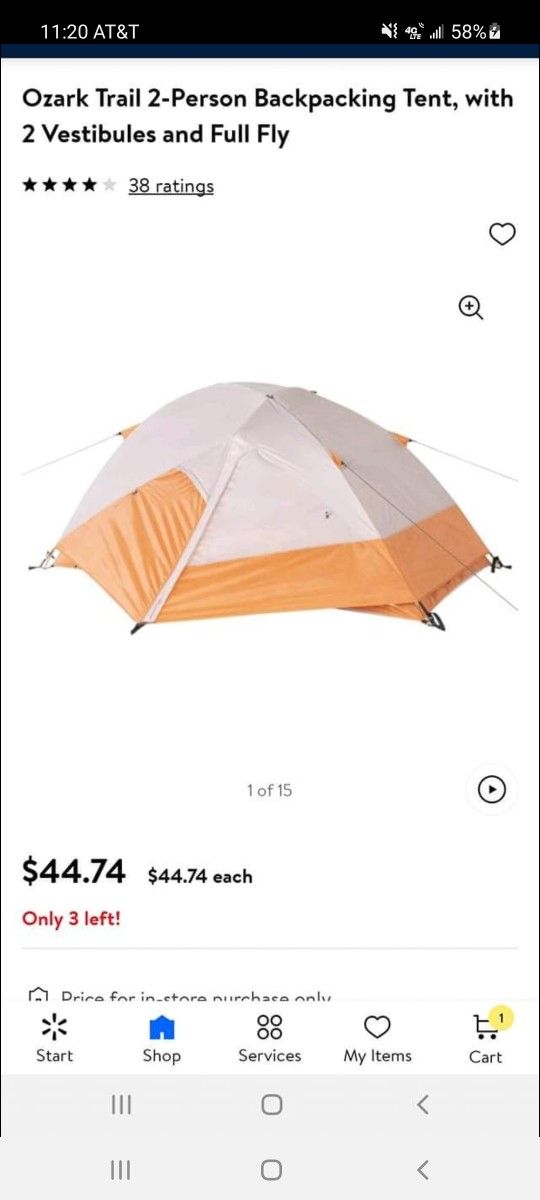 Ozark 2 Person Tent