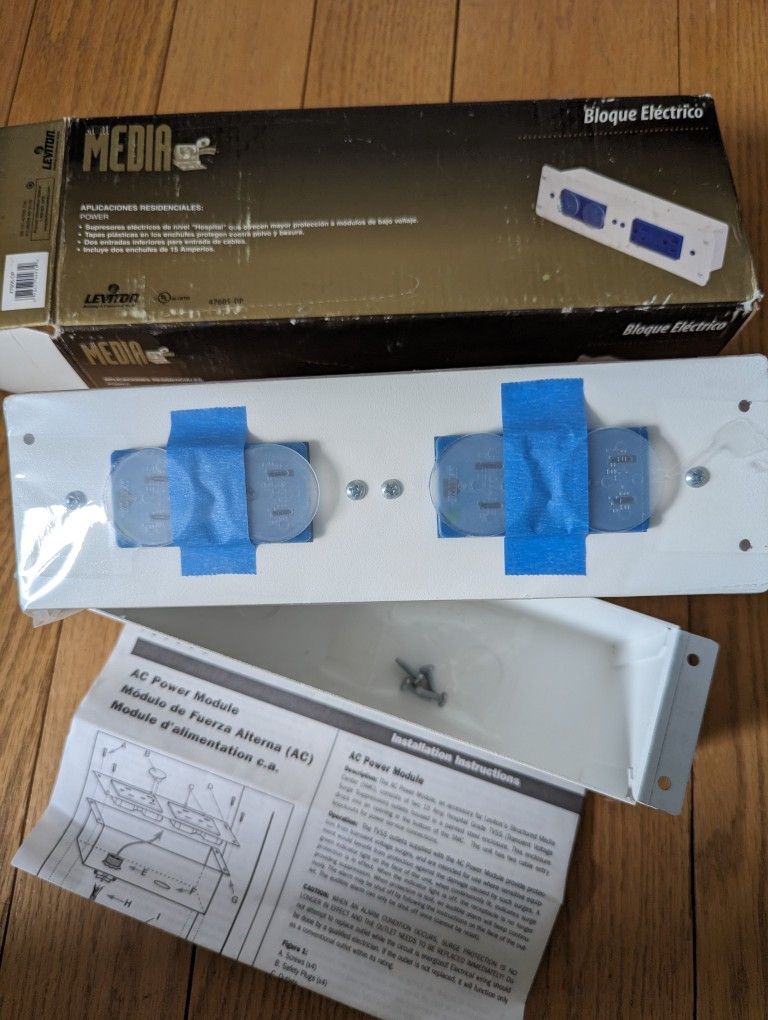 LEVITON  AC Power  Block Module ( 47605-DP)