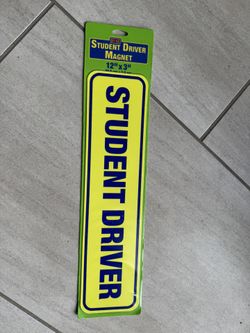 Student Driver Magnet 