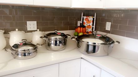 Cacerolas Vida Sana!2.5 QT, 6 QT & 14. QT