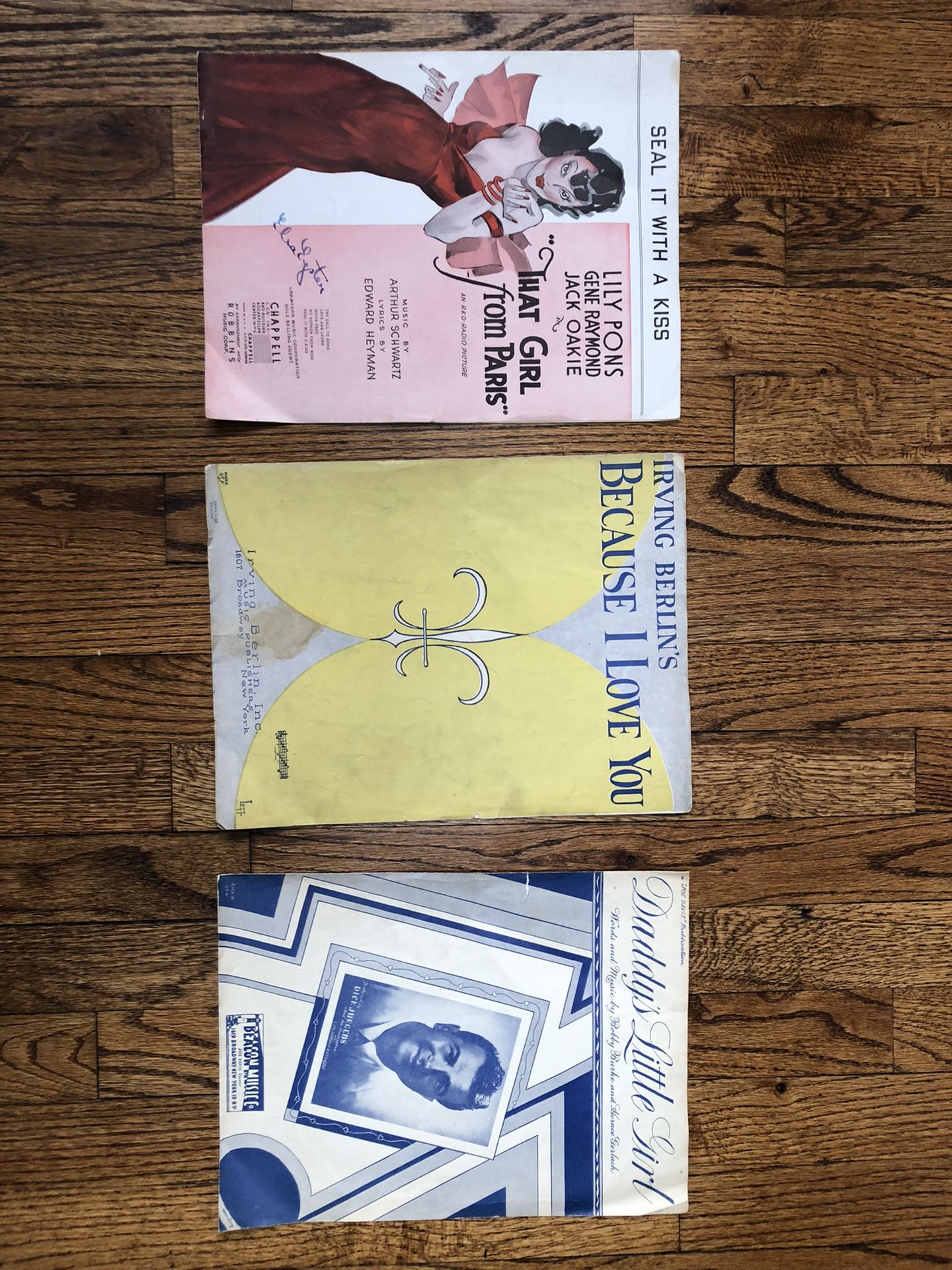 Vintage Sheet Music