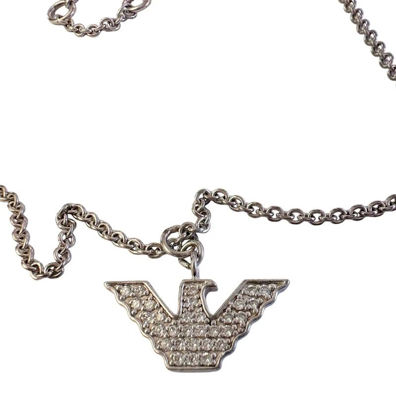 Rhinestone Eagle Pendant Necklace