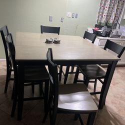 6 Piece Dining Table 
