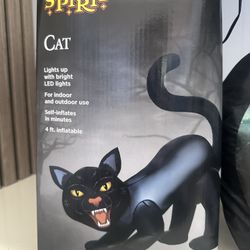 Inflatable Cat Halloween Decoration